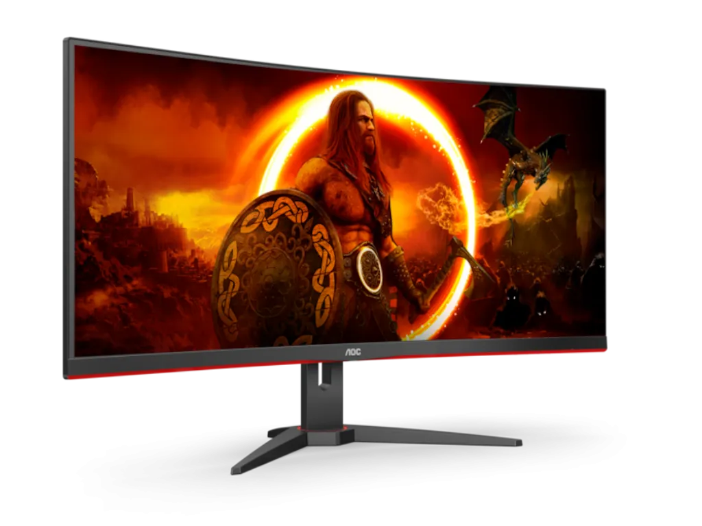 Monitor AOC CU34G2XE/BK 34"/VA,zakrivljen,21:9/3440x1440/144Hz/1ms MPRT/HDMI,DP/freesync/crna Slika 2